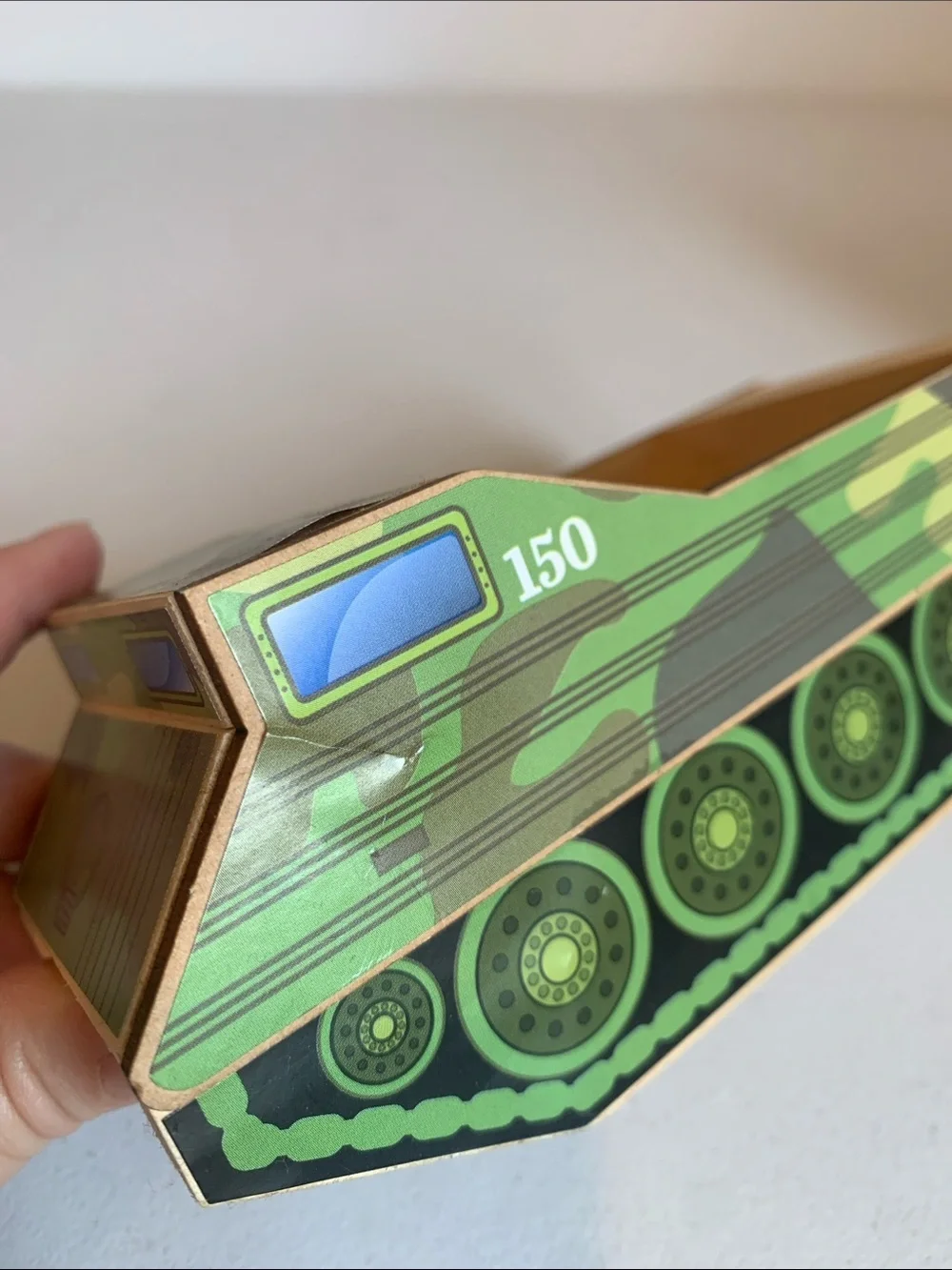 Home Depot Kids Workshop Amphibious Military Vehicle Wooden Tank Truck